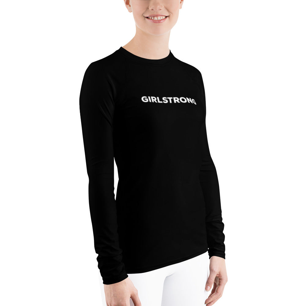 UPF 50 LONG SLEEVES RASHGUARD BLACK