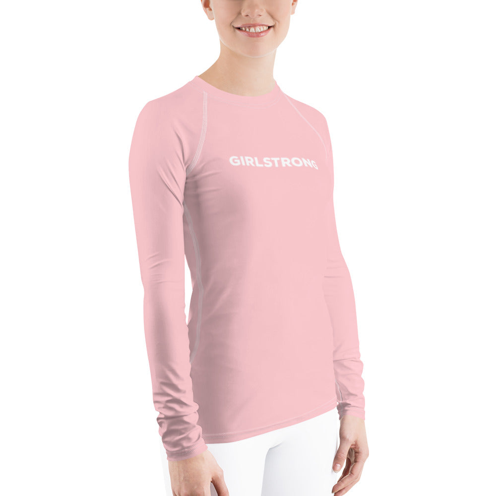 UPF 50 LONG SLEEVES RASHGUARD PRETTY PINK