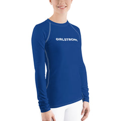 WATERSIDE UPF LONG SLEEVES RASH GUARD BLUE