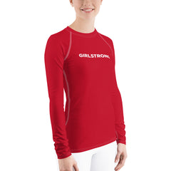 WATERSIDE UPF LONG SLEEVES RASH GUARD CHERRY RED