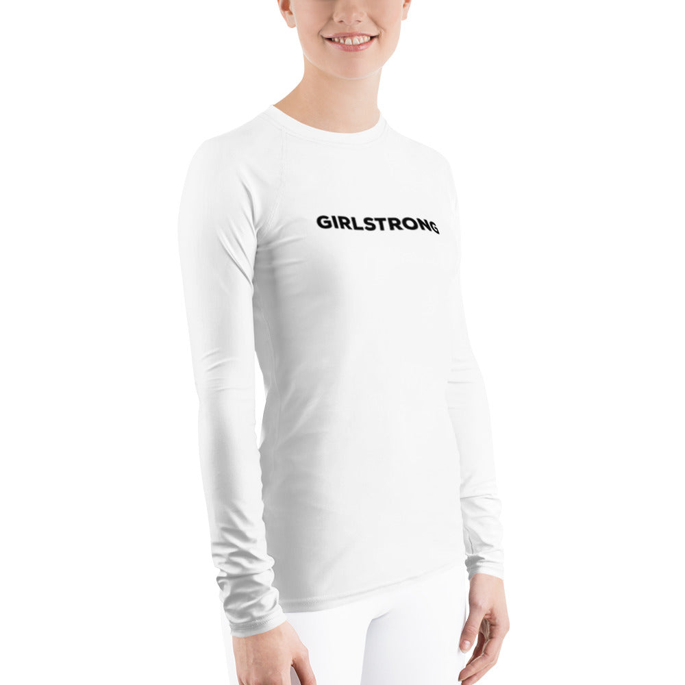 UPF 50 LONG SLEEVES RASHGUARD WHITE