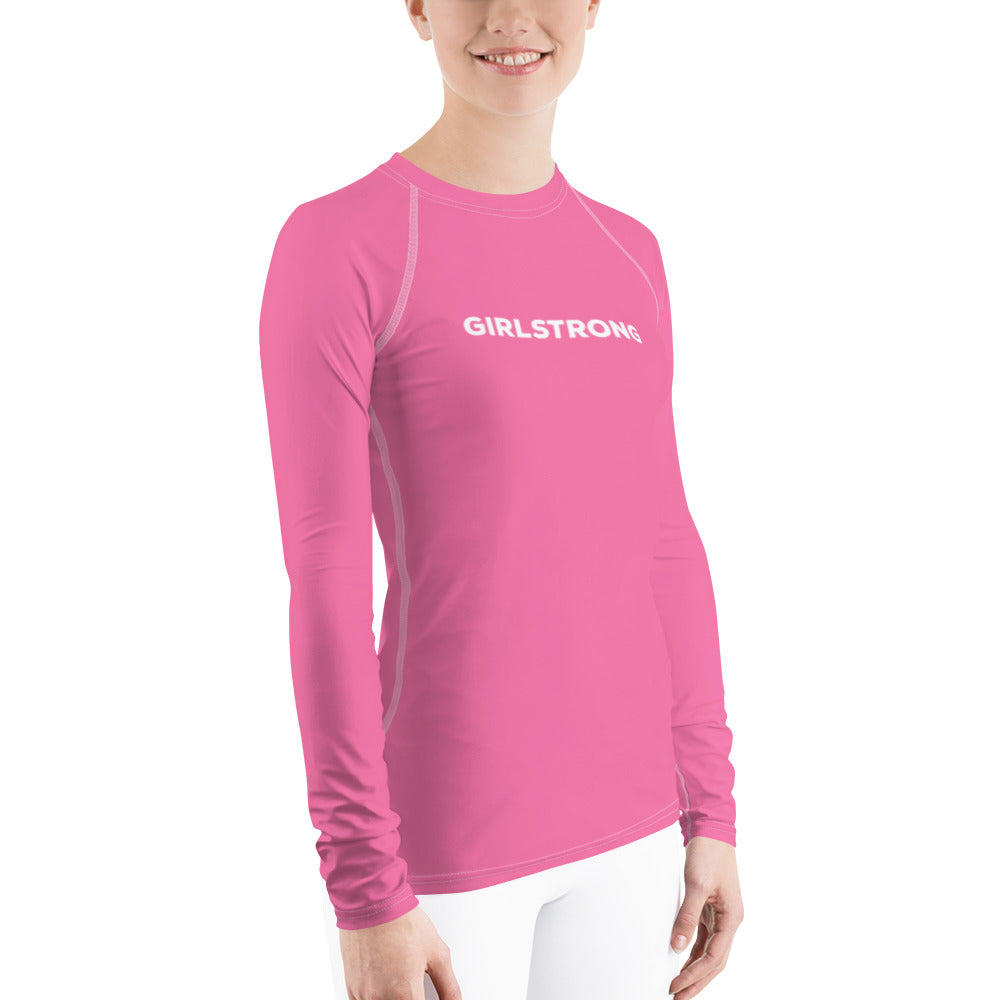 UPF 50 LONG SLEEVES RASHGUARD HOT PINK