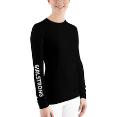 WATERSIDE UPF LONG SLEEVES RASH GUARD BLACK