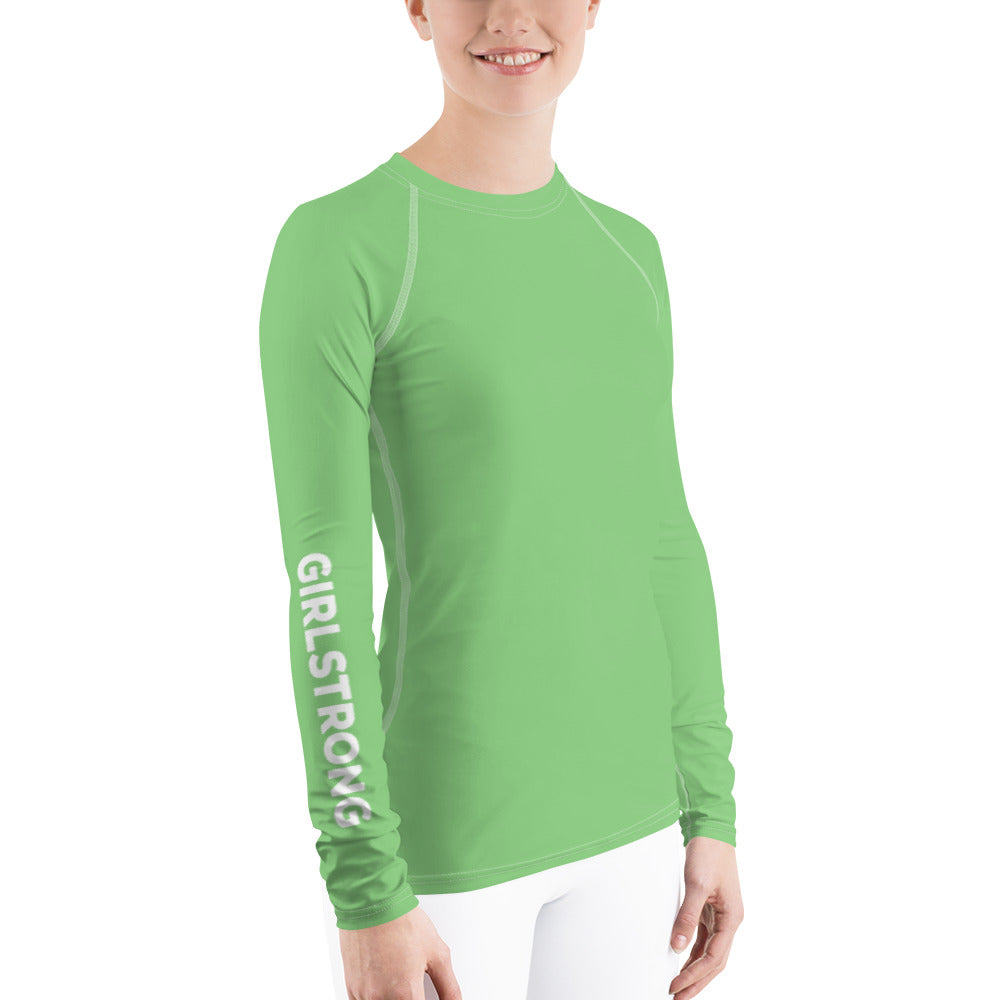 UPF 50 LONG SLEEVES RASHGUARD KIWI GREEN