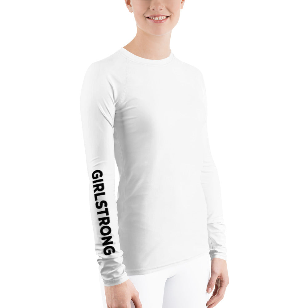 UPF 50 LONG SLEEVES RASHGUARD WHITE