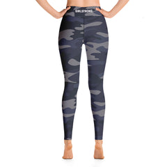 ELEVATED ESSENTIALS, THE PERFECT HIGH WAISTBAND LEGGING NAVY CAMO