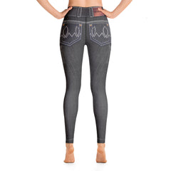 Elevated Essentials, The Perfect High Waistband Faded Black Jeans Legging