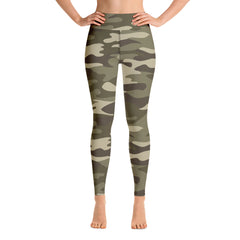 Stylish & versatile camo print athletic leggings-girlstronginc.com