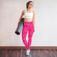 ELEVATED ESSENTIALS, THE PERFECT HIGH WAISTBAND LEGGING HOT PINK