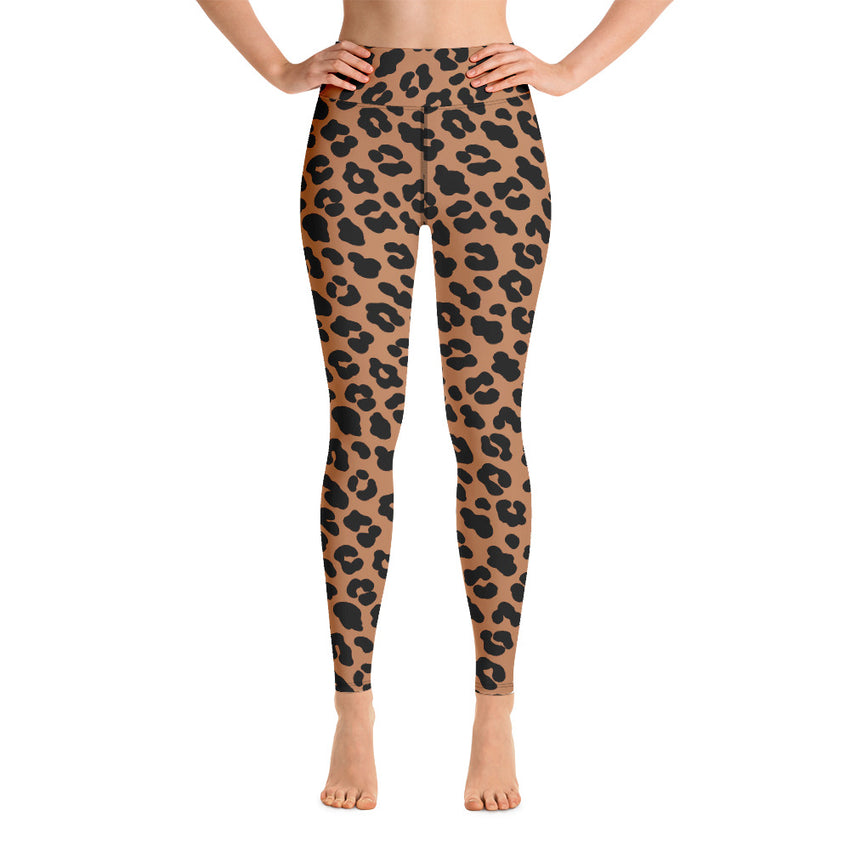 High waist sporty leggings in vibrant prints for women-girlstronginc.com