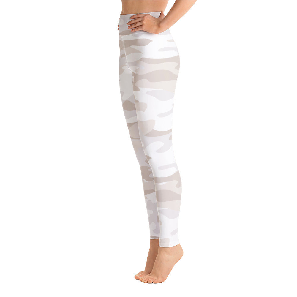 ELEVATED ESSENTIALS, THE PERFECT HIGH WAISTBAND LEGGING WHITE CAMO