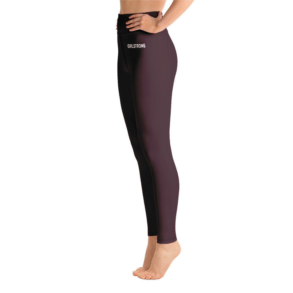 ELEVATED ESSENTIALS, THE PERFECT HIGH WAISTBAND LEGGING CABERNET