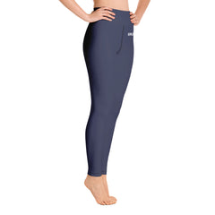 ELEVATED ESSENTIALS, THE PERFECT HIGH WAISTBAND LEGGING NAVY BLUE