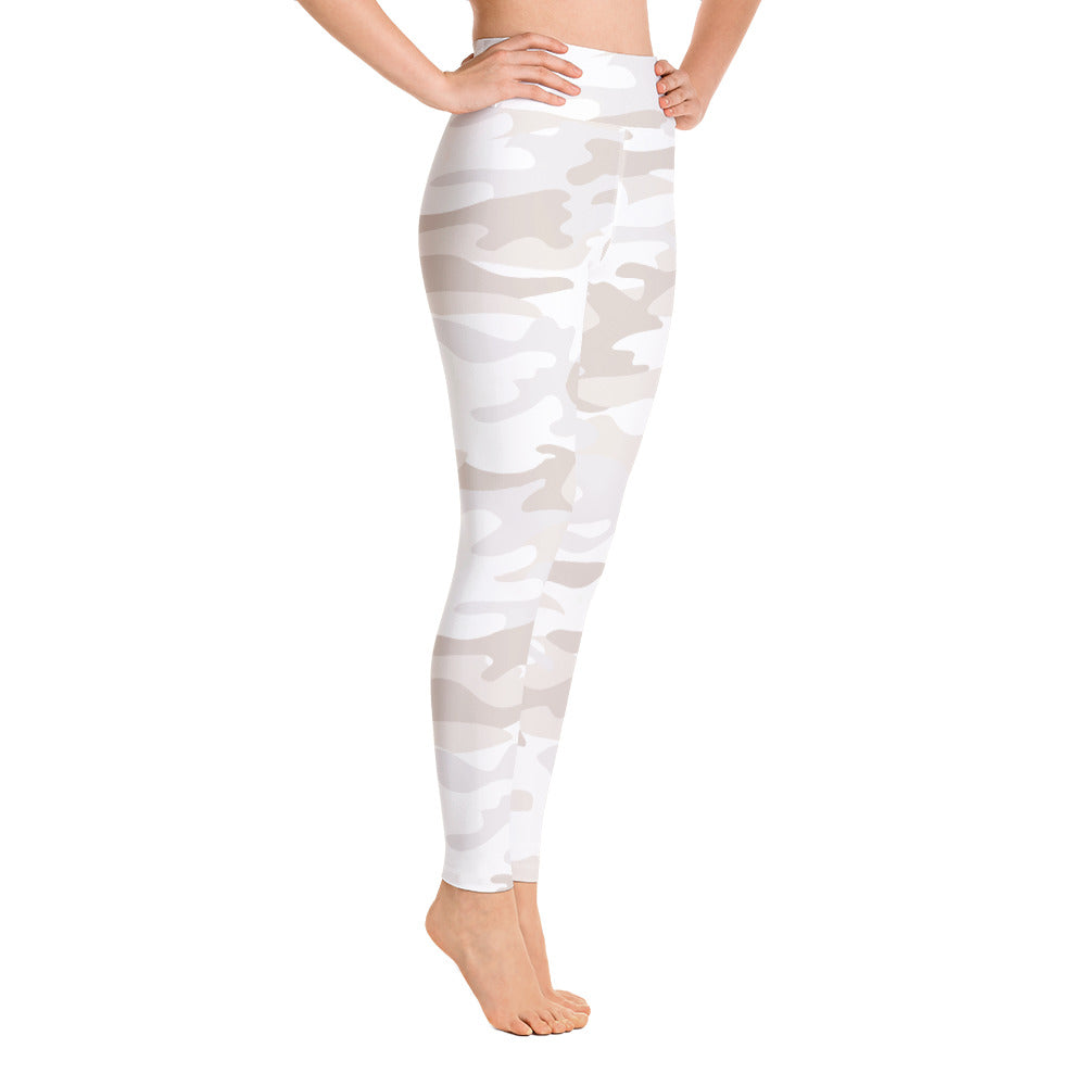 ELEVATED ESSENTIALS, THE PERFECT HIGH WAISTBAND LEGGING WHITE CAMO
