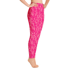 ELEVATED ESSENTIALS, THE PERFECT HIGH WAISTBAND LEGGING HOT PINK