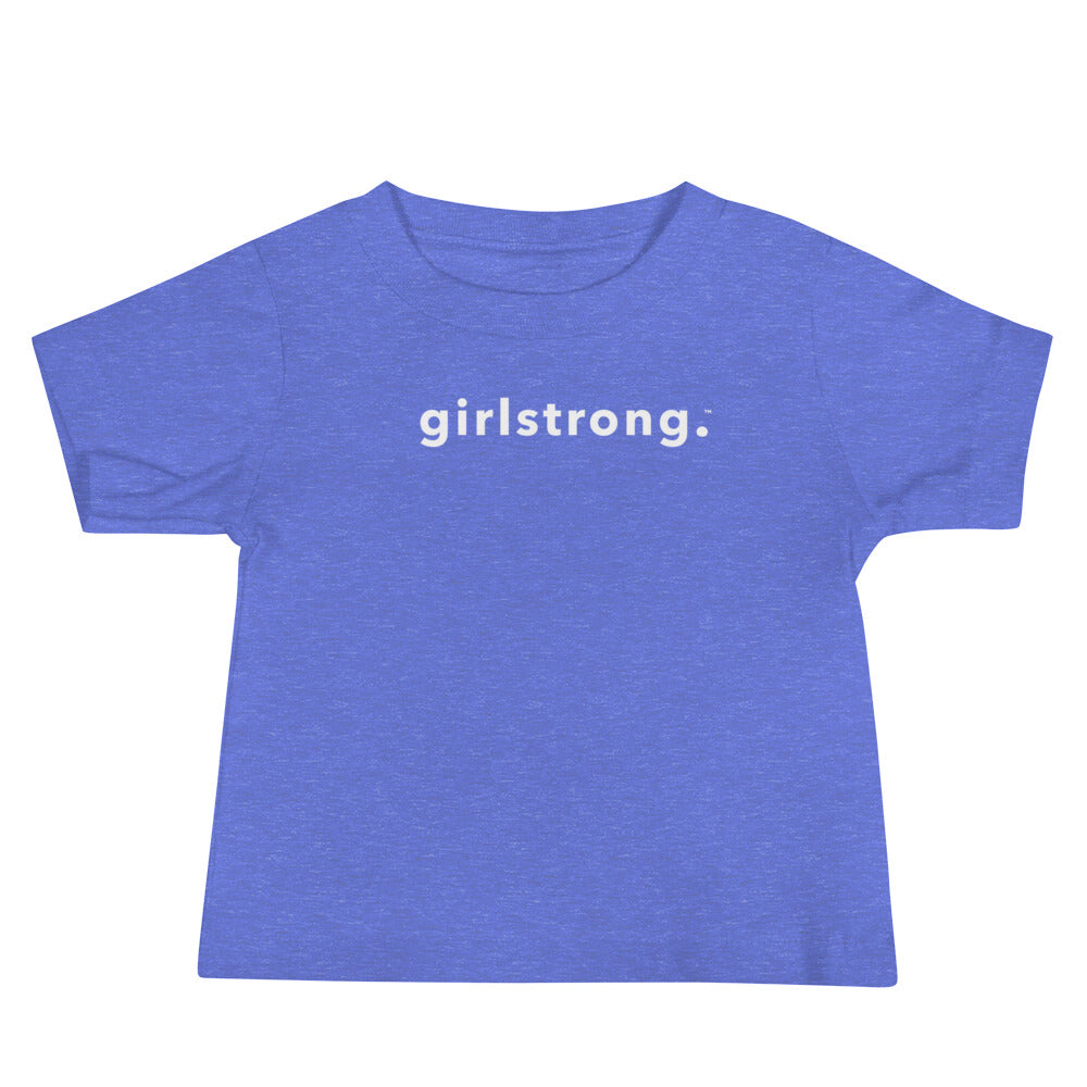 Empowering girlstrong print toddler t-shirt-girlstronginc.com