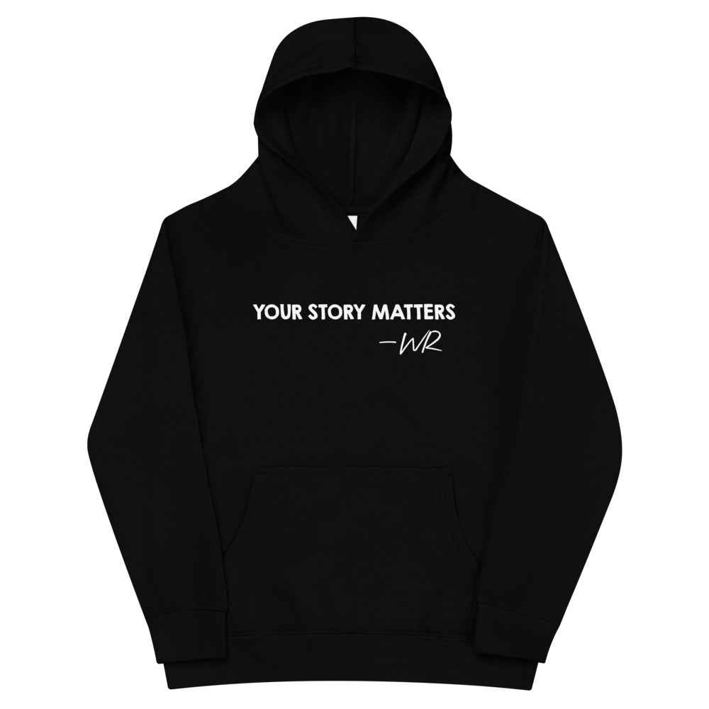 Modern and fashionable hoodie with motivational quote for kids-girlstronginc.com