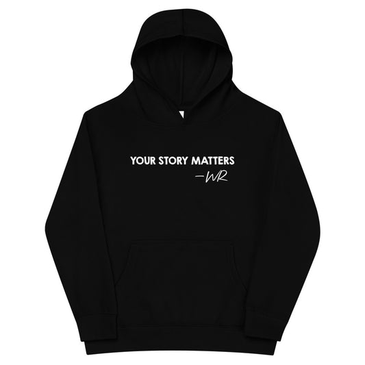 Modern and fashionable hoodie with motivational quote for kids-girlstronginc.com