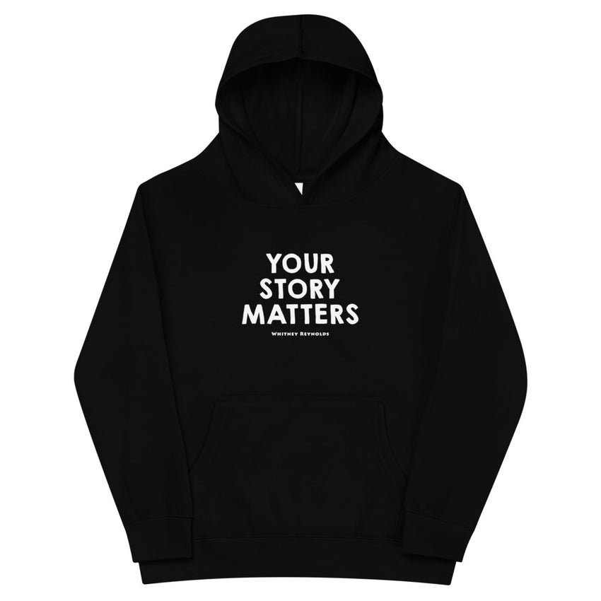 Trendy and inspirational fashion for kids: hoodie with quote-girlstronginc.com