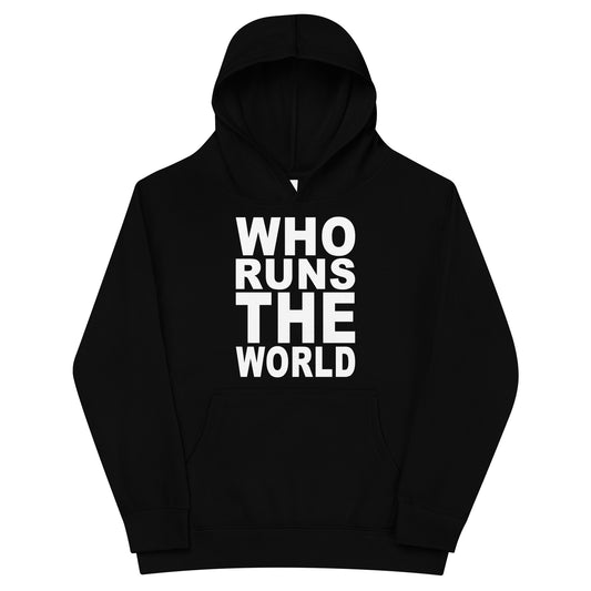 Fashionable and comfortable girl kids hoodie with trendy print-girlstronginc.com