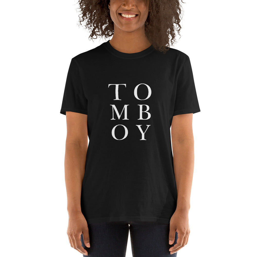 THE ESSENTIAL BOYFRIEND TEE BLACK TOMBOY