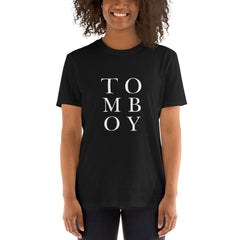 THE ESSENTIAL BOYFRIEND TEE BLACK TOMBOY