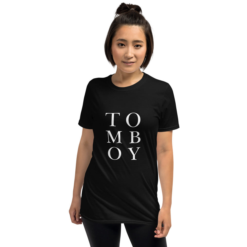 THE ESSENTIAL BOYFRIEND TEE BLACK TOMBOY