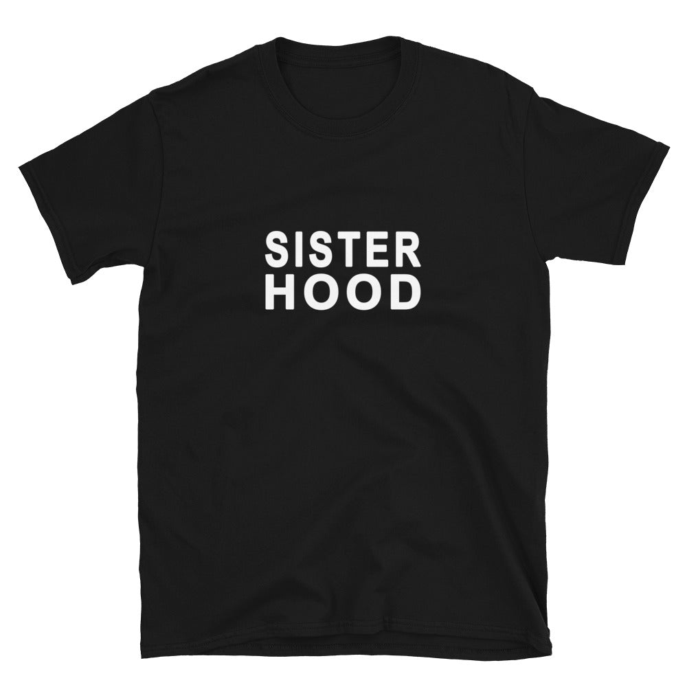 sister hood black tee 