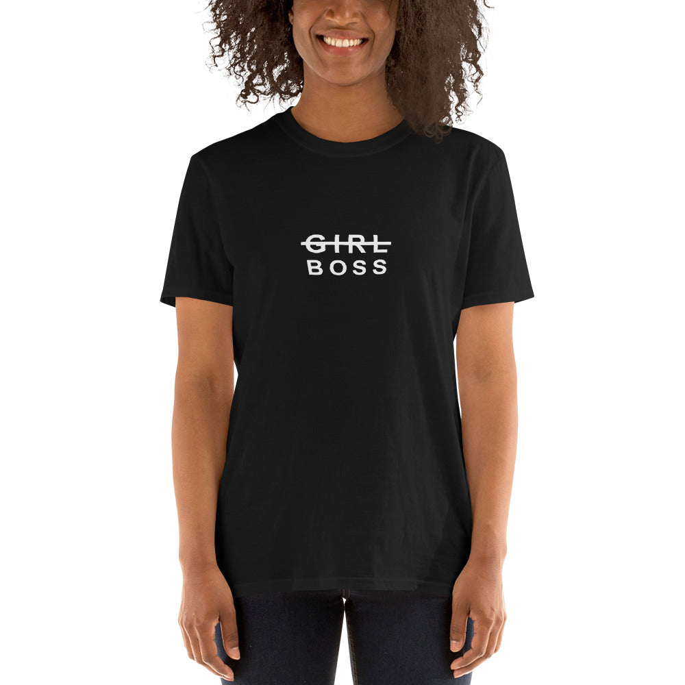 THE ESSENTIAL BOYFRIEND TEE BLACK GIRL BOSS