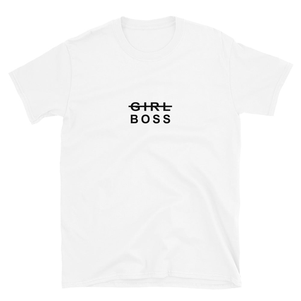 TEE WHITE GIRL BOSS