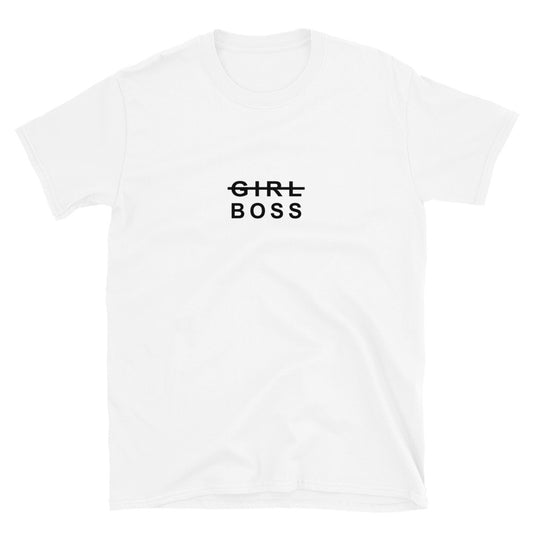 TEE WHITE GIRL BOSS