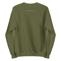 THE ESSENTIAL UNISEX SWEATSHIRT MILITARY GREEN