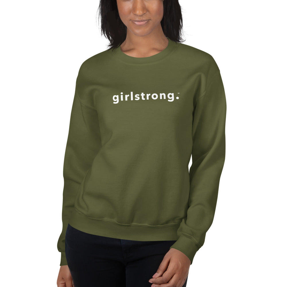 THE ESSENTIAL UNISEX SWEATSHIRT MILITARY GREEN