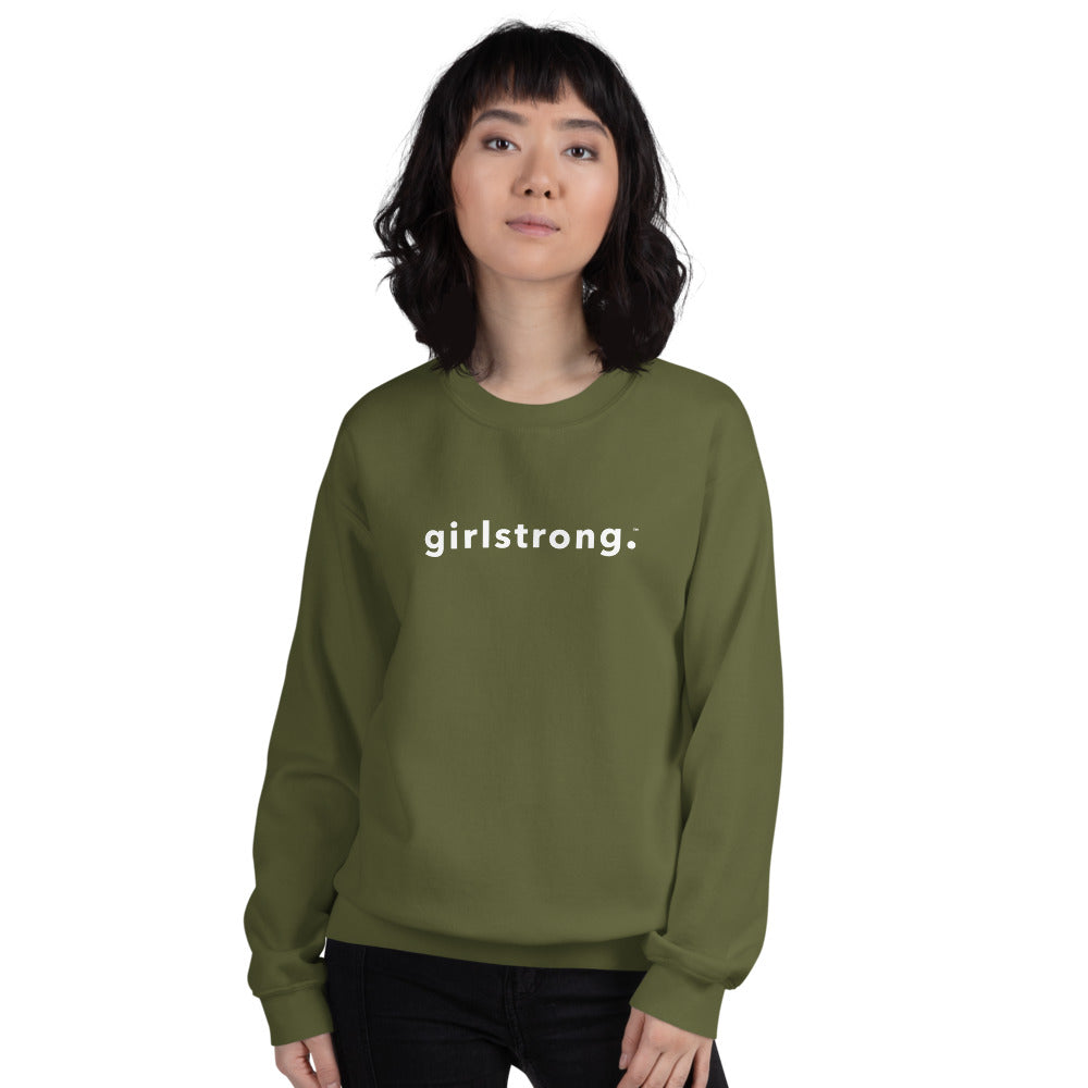 THE ESSENTIAL UNISEX SWEATSHIRT MILITARY GREEN