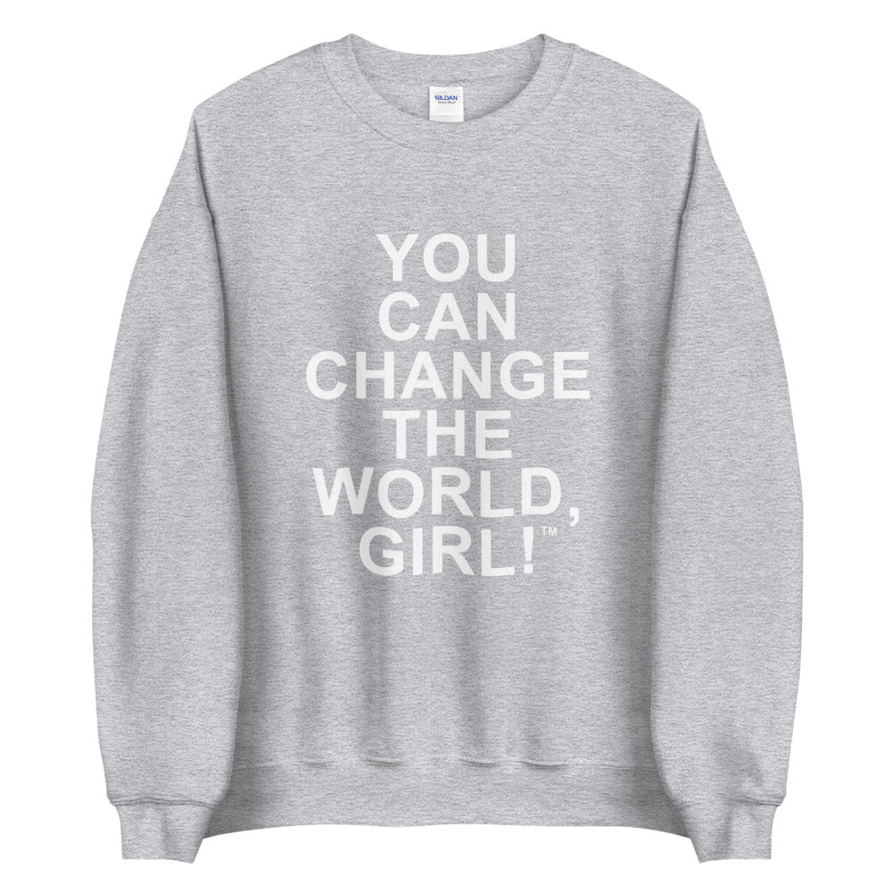 you can change the world girl tee