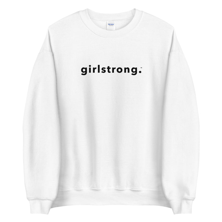 girstrong white sweatshirt