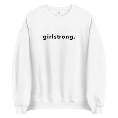 girstrong white sweatshirt