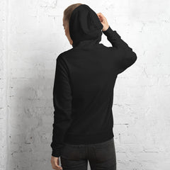 BEST FIT, BEST FEEL FLEECE BLACK HOODIE - 00 EXCUSES GIRLSTRONG