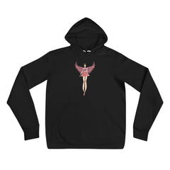 black fleece hoodie