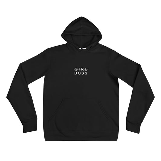 girl boss black hoodie