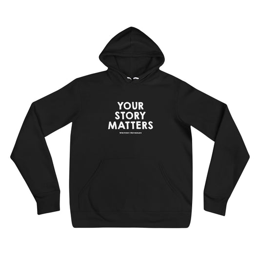 Trendy black hoodie for women with motivational quote-girlstronginc.com