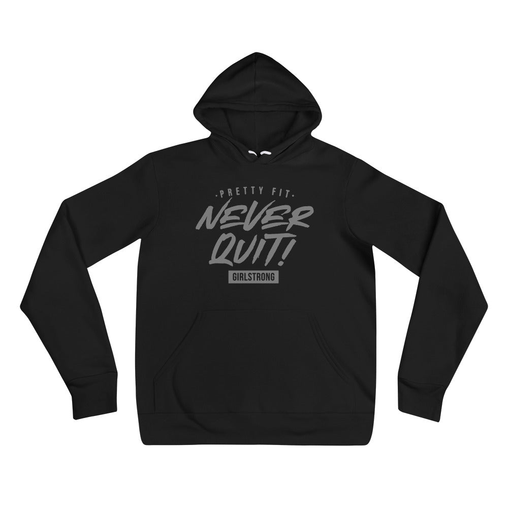 never quit hoodies