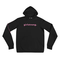BEST FIT, BEST FEEL FLEECE BLACK HOODIE - YOU CAN CHANGE THE WORLD, GIRL!