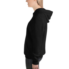 BEST FIT, BEST FEEL FLEECE HOODIE BLACK - WHO RUNS THE WORLD