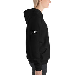 BEST FIT, BEST FEEL FLEECE BLACK HOODIE - 00 EXCUSES GIRLSTRONG