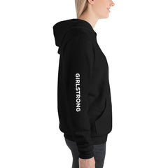 BEST FIT, BEST FEEL FLEECE HOODIE BLACK - WHO RUNS THE WORLD