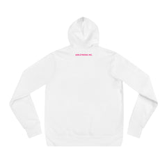 BEST FIT, BEST FEEL FLEECE HOODIE WHITE
