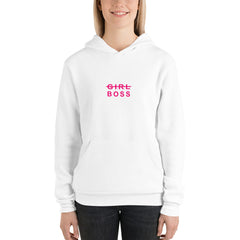 BEST FIT, BEST FEEL FLEECE HOODIE WHITE