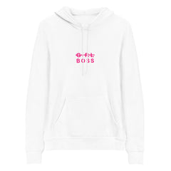 BEST FIT, BEST FEEL FLEECE HOODIE WHITE