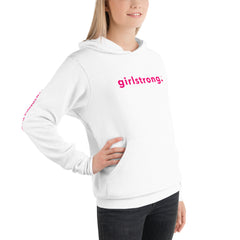 BEST FIT, BEST FEEL FLEECE BLACK HOODIE - YOU CAN CHANGE THE WORLD, GIRL!